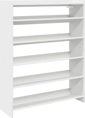 Obrázek produktu pro vidaXL Stojan na boty bílý 80x25x100 cm materiál na bázi dřeva