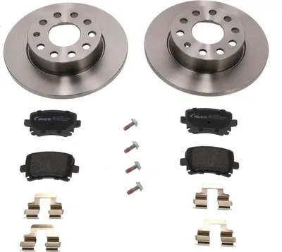 Produktbild von VAICO Bremsenset Hinten Bremsscheiben Beläge Satz für VW GOLF VI (5K1) 256mm