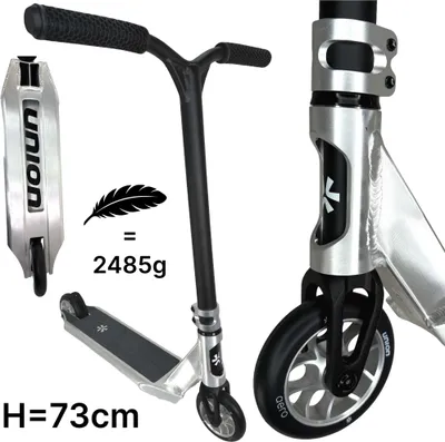 Produktbild von Union Aero XS Stunt Scooter H=73cm 2,48kg Silber