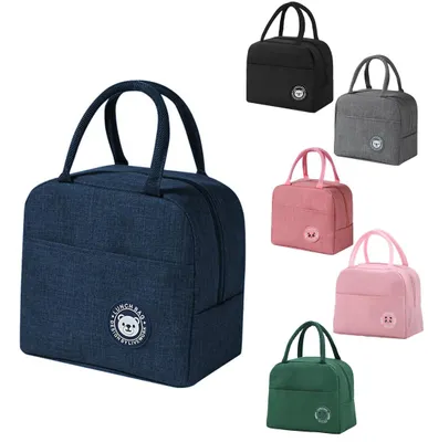 Produktbild von Kühltasche - 6L Fassungsvermögen mit Isolierung - Lunchtasche für Arbeit Schule Büro Picknick und Reise - Blau