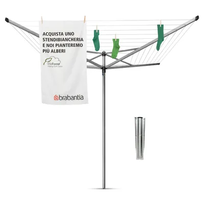Obrázek produktu pro Brabantia 310805, Otočné, Stříbrná, 110 mm, 110 mm, 2000 mm