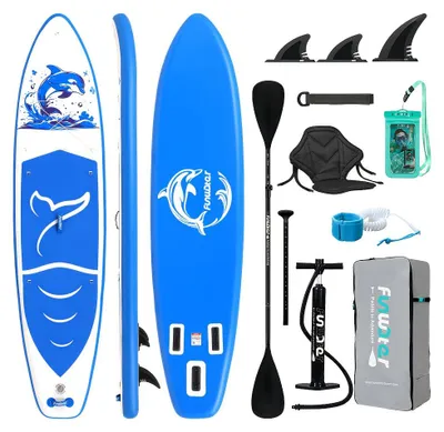 Zdjęcie produktu dla Deska SUP nadmuchiwana - Deska do paddleboardingu nadmuchiwana - Stand Up Paddle - Deska do paddleboardingu nadmuchiwana - Deska SUP - 350x84x15 cm