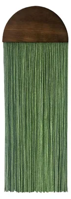 Produktbild von Boho-Wandteppich mit Quasten, handgefertigt aus Baumwollseil, für Wohn- und Schlafzimmerdekoration