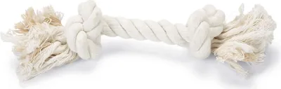 Produktbild von Beeztees Spieltau - Hundespielzeug - weiß - klein - ca. 70 g