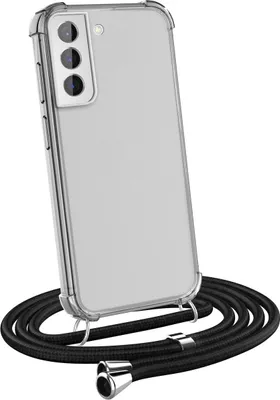 Produktbild von Handykette für Samsung Galaxy S21 - Handyhülle mit Schnur Cover in Schwarz