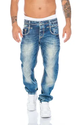 Produktbild von Cipo & Baxx Herren Jeans BJ11490 Blau, W32/L30