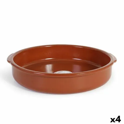 Obrázek produktu pro Hliněný hrnec Azofra 38,5 x 36 x 7,5 cm (4 kusy)