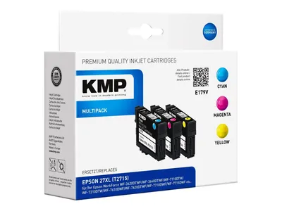 Obrázok produktu pre KMP E179V Multipack C/M/Y kompatibel mit Epson T 2715