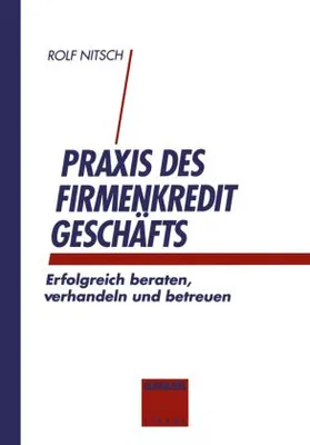 Obrázek produktu pro Praxis des Firmenkreditgeschäftes