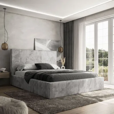 Obrázek produktu pro Čalouněná postel TILIA s kontejnerem na lůžkoviny 120x200 Čelo postele 123 cm TILIA 86