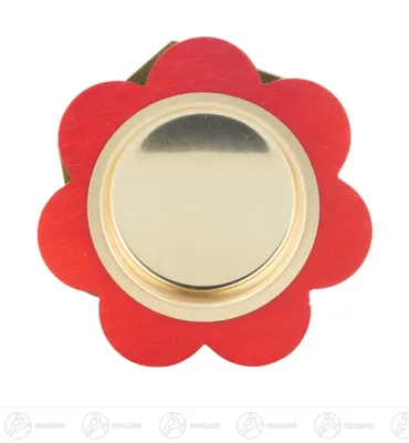 Immagine prodotto di Portacandele a forma di fiore. Dimensioni: 7 cm x 1,5 cm x 7 cm. NUOVO