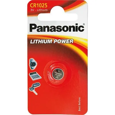 Image de PANASONIC Lithiová baterie (knoflíková) CR-1025EL/1B  3V (Blistr 1ks)