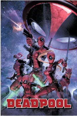 Produktbild von Marvel Deadpool Poster Family  61 x 91,5 cm