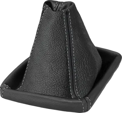 Produktbild von Schaltsack Opel Astra H 2004-2010  in Echtleder schwarz Naht grau