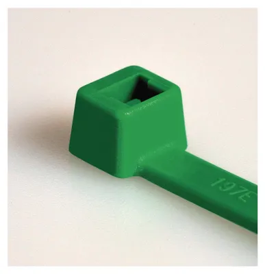 Productafbeelding van Hellermann Tyton 116-01815, polyamide, groen, 100 stuks kabelbinders (116-01815)