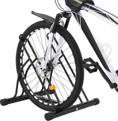 Obrázok produktu pre vidaXL Stojan na bicykle pre 2 bicykle Voľne stojaci oceľový