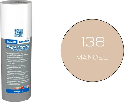 Image de MAPEI® ULTRACARE Fuga Fresca 138 amande 160 g Peinture d'assainissement des joints pour rafraîchir la couleur des joints