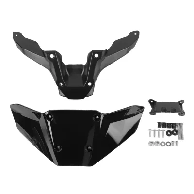 Obrázek produktu pro Motocyklový štít s vylepšenou aerodynamikou, deflektor s montážním držákem pro model MT-09 od roku výroby 2024, černý