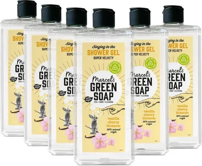 Produktbild von 6x Marcel's Green Soap Duschgel Vanille & Kirschblüte (300 ml)