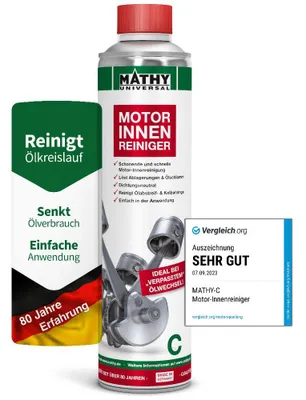 Produktbild von MATHY-C Motor-Innenreiniger 400 ml - Ölkreislauf-Reiniger vor dem Ölwechsel