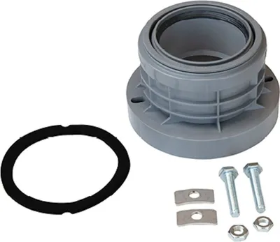 Produktbild von airfit Flansch-Adapter DN 110/90aus PP und VA, Lochabstand 125-143mm