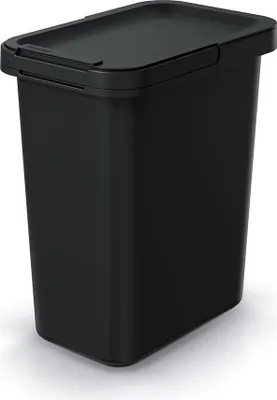 Produktbild von Mülleimer Keden SYSTEMA 12 Liter Schwarz Abfalleimer Mülleimer mit Deckel Kunststoff