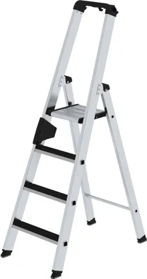 Produktbild von Stufen-Stehleiter einseitig begehbar mit clip-step 4 Stufen