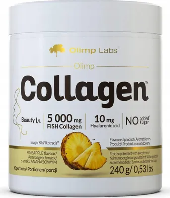 Image de Olimp Collagen kolagen supplement diety smak ananasowy 240g
