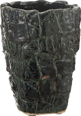 Zdjęcie produktu dla Wazon J-Line Aoki Ceramic Petrol Green Medium