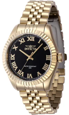 Produktbild von Invicta Specialty 47417 Damenarmbanduhr - Quartz Bewegung - Edelstahl mit schwarzem Zifferblatt - 36 mm