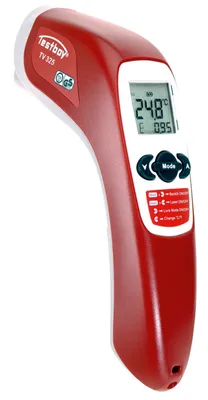 Produktbild von Testboy TV 325, F, °C, -60 - 500 °C, Rot, -76 - 932 °F, 1 °C, Rechteckig