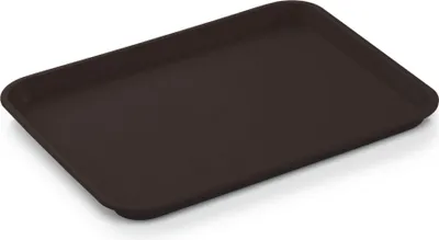 Produktbild von Tablett / Kantinentablett, Kunststoff, GN 1/2, Farben wählbar : Tablett GN 1/2, braun, Polypropylen Variante: Tablett GN 1/2, braun