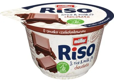 Produktbild von MüLLER deser ryżowy RISO o smaku czekoladowym 200g
