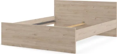 Produktbild von Nada Bett 160 x 200 cm Hickory-Nachbildung.