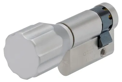 Productafbeelding van ABUS Knaufhalfcilinder 10/K50 – Halfcilinder met knop, zonder sleutel