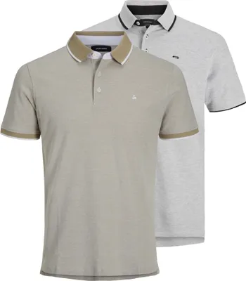 Produktbild von JACK & JONES Jack & Jones Paulos Polos SS Herren (2er-Pack) - Größe L