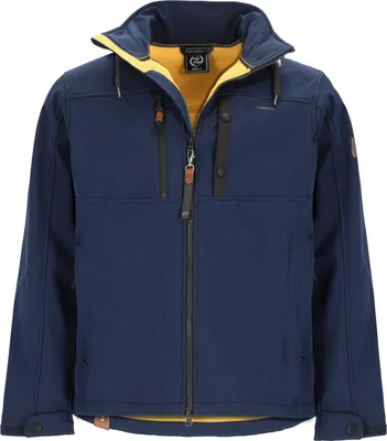 Produktbild von Dry Fashion Herren Softshelljacke Usedom - Jacke in Navy, Größe S