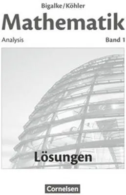 Produktbild von Band 1 - Analysis