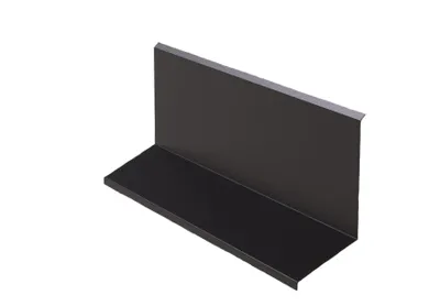 Immagine prodotto di Scossalina superiore RŠ 200, 2 bm, Zinco verniciato, Marrone scuro (RAL 8019)