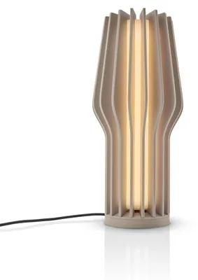 LED-Tischlampe 25 cm, perlmuttbeige, kabellos, 3 Helligkeitsstufen