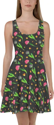 Produktbild von Mr. & Mrs. Panda Kleid Glühwürmchen Design XXXL - Weiß - Geschenk, Minikleid, Damen-Sommerkleid, Sommerkleid, Muster, Shirtkleid, Blumen, Strandkleid, Pusteblumen