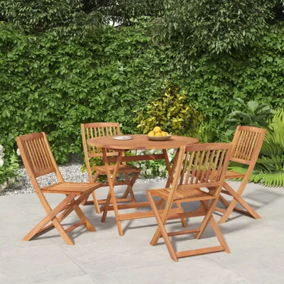 Productafbeelding van Maison Exclusive - Tuinset voor 5 personen, massief acaciahout