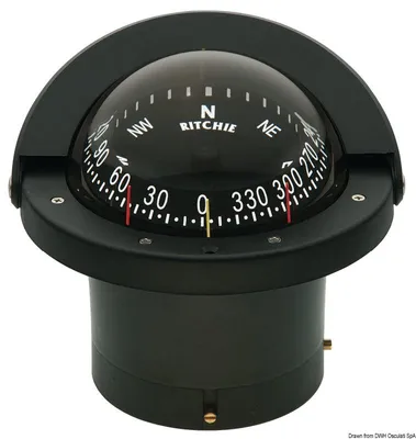 Immagine prodotto di RITCHIE Bussola 2-view Navigator 4"1/2 nero/nero , 1 pezzo