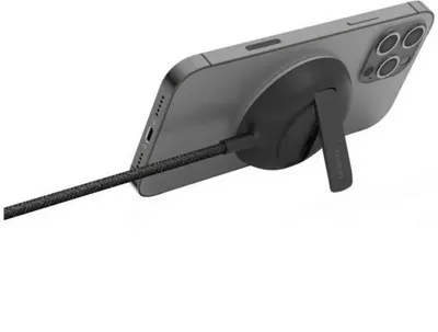 Produktbild von Belkin MagSafe Ladepad schwarz iPh.12/13 ohne Netzt. WIA004btBK
