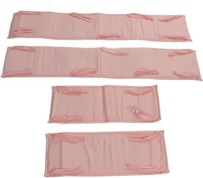Image de Barrière de lit souple Roses pour tout-petits avec protection anti-chocs