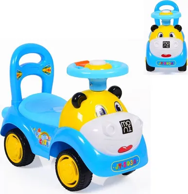 Obrázok produktu pre Detské autíčko, jazdiace Super Car zábavný dizajn, melódie, modré operadlo
