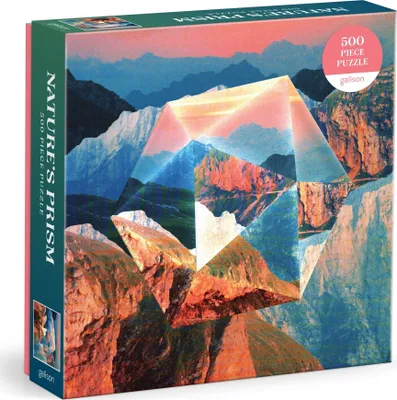 Produktbild von GALISON Quadratisches Puzzle Naturprisma 500 Teile
