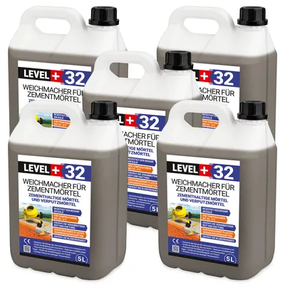 Produktbild von Weichmacher für Mörtel 25L, ersetzt Kalk in Mauer- und Putzmörteln, Plastifizierer für Zementmörtel und Putz RM32