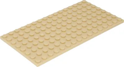 Zdjęcie produktu dla 10x Płyta konstrukcyjna LEGO 8x16, beżowa