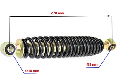 Obrázek produktu pro Peugeot Tlumič Nárazů Rozteč 270 Mm Otvory 8 Mm 10 Mm Amt000481